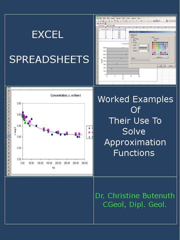 Excel Spreadsheets: Worked examples of their use to solve approximation functions